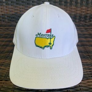 Masters hat with leather adjustable strap